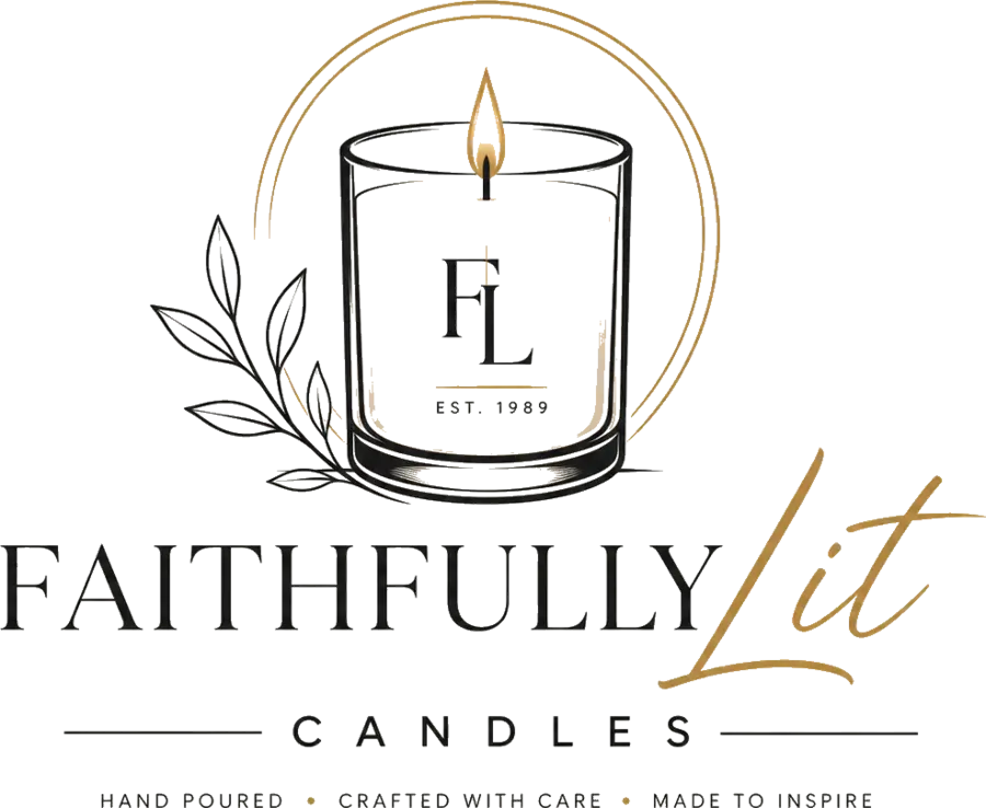 Faithfully Lit Candles — Hand poured, crafted with care, and made to inspire